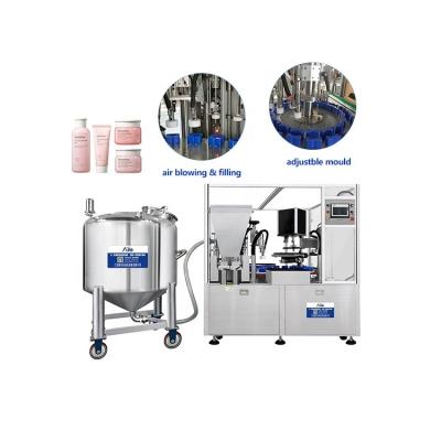 China Working SUS 304 Automatic Cosmetic Filling Machine Cosmetic Lotion Filling Machine Efficiently for sale