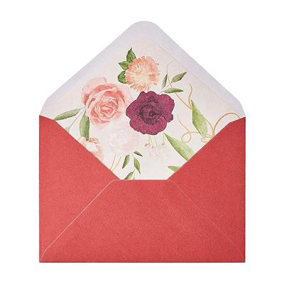 China High Quality Colorful Customized Gift Envelope New Paper Envelopes Western Style Custom Wrapping Gift Voucher Envelope New Wrapping Paper New Envelopes for sale