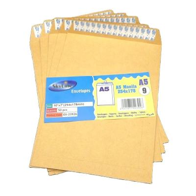 China Self Adhesive Business Envelope Size Skin Seal C4 324*229 A4 210*297 Security Envelopes White Recyclable Envelope Packaging for sale