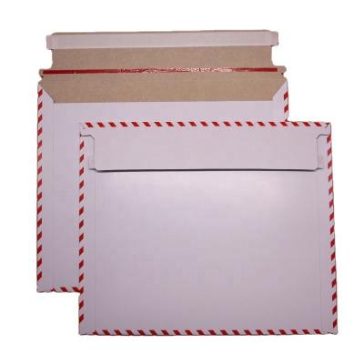 China Business& Factory Price 250GSM LOGO Color Printing Cheap Recycle Paper Mailing Bag Custom Shopping Envelope With Adhesive Tape for sale