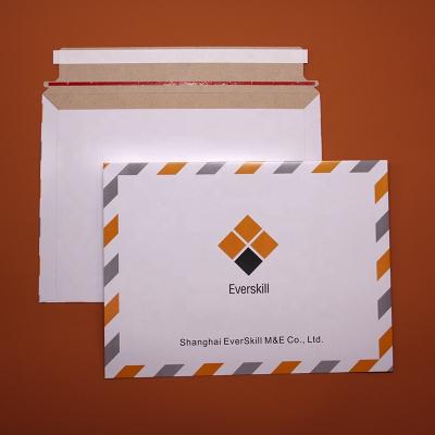 China Business& Clothes Stiff Rigid Underwear Mailing Envelope Cardboard Paper Bag Express Mail Packing Color Photo Purchasing Paper Shipping for sale