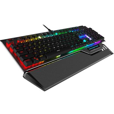 China Aikun GX920 RGB Plug and Play Mechanical Gaming Keyboard, Waterproof, Two USB Ports, Blue Switches, Customize Color Backlit for sale