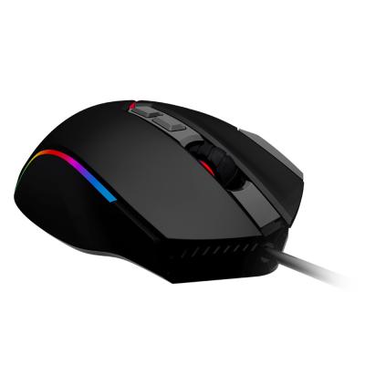 China Adjustable 16000DPI Gaming Gaming Programmable Mouse Wired Gaming Mouse RGB Optical Gaming Mouse With Software for sale