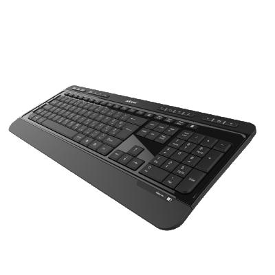 China Anti-drop 2.4GHz WIRELESS MULTIMEDIA KEYBOARD + Optical Wireless 5D MOUSE for sale