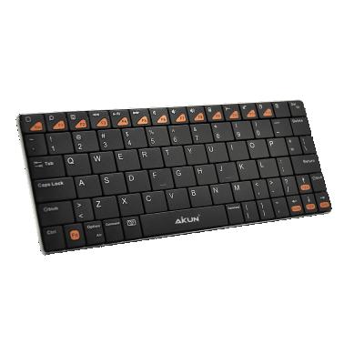 China Ultra Thin 3.0 BT Wireless Keyboard Rechargeable Wireless T1 With Structure Ti Scissor Type Mini Keypad for sale