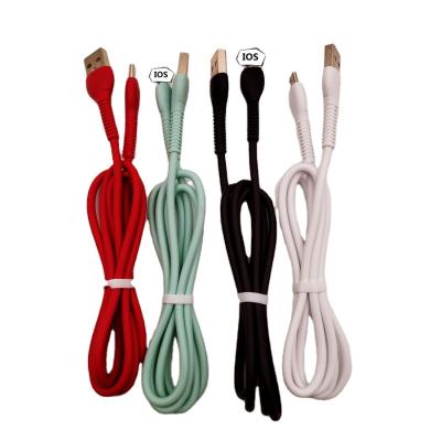 China New Arrived Mobile Phone Silicone Liquid Data Cable For Type C Charger iPhone Android Huawei Fast Charging Cable for sale