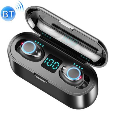 China In-Ear F9 Tws 5.1 Radio Earphone Touch Earbuds Waterproof Led Music Display 9D Stereo Sports Headphones for sale