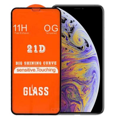 China 21D Mobile Phone Screen Protector For iPhone 13 Pro Max Premium Tempered Glass For MI 11 Mica For Huawei Amazon 3 Hot Selling In 1 Pack for sale