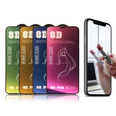 China Mobile Phone For Apple 13 Series Tempered Glass 8D Mirror Make Up Films For iphone 13 Pro Max Glass Screen Protector for sale