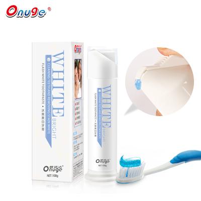 China Onuge Private Label Whitening Accepted 100ml Whitening Gel Whitening Toothpaste for sale