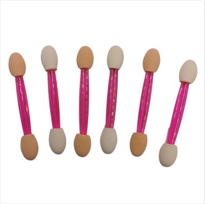 China AIYUN Disposable Factory Accept OEM ODM Wholesale Disposable Makeup Brush Sponge Eyebrow Applicator Eyeshadow Brush for sale