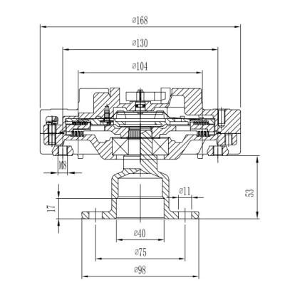 China Chassis Parts Fan Coupler Fan Clutch Fan Radiator Truck Cooling System 162501060/162501061/162501160/S16251160/162501311/S162501311 for sale