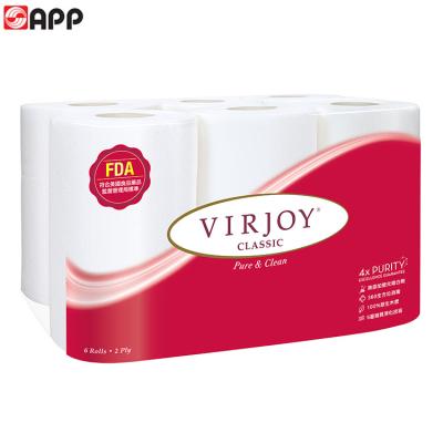 China Virgin Wood Pulps High Quality Wood Pulp Jumbo Roll Kitchen Soft And Comfortable Toilet Paper for sale