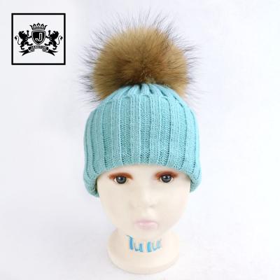 China COMMON Custom Colorful Kids Winter Thick Knitted Beanie Hat Kids Hats for sale