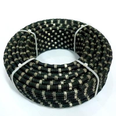 China High Quality 11.5mm Sintered Beads Diamond Wire Saw Rope /Mine /Limestone/Sandstone/Basalt/Concrete Marble/Granite Cutting 10.5mm for Stone Cutting for sale