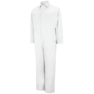 China China Supplier Anti-Wrinkle Durable Cotton Polyester Work Coveralls White Color Women's Workwear Overalls On Sale for sale