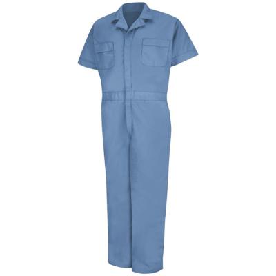 China Lightweight Breathable Anti-wrinkle Working Uniform Shorts Sleeves Summer Cotton Workwear Coveralls In Cheap Price for sale