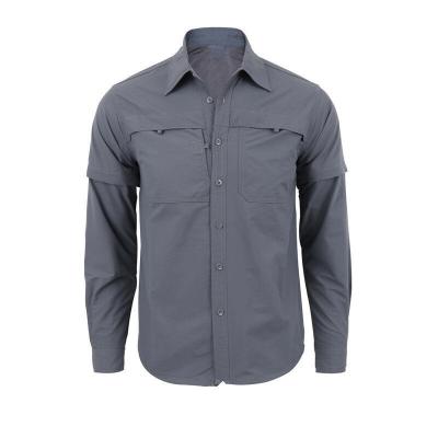 China Anti-wrinkle Cheap Price Custom Design Mechanic Work Shirts Gray Color Unisex Casual Work Wear Clothes for sale