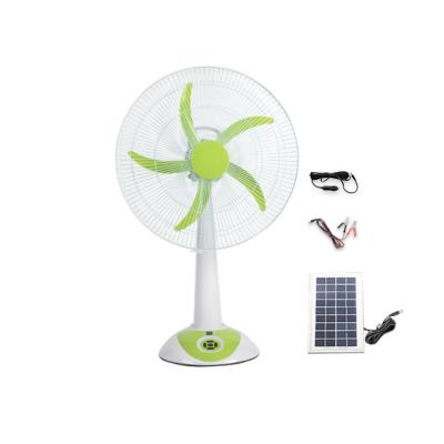 China AC DC Powered Portable Fan 18 Inch Solar Rack 12v DC Fan for sale