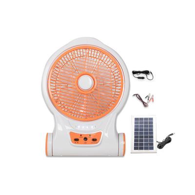 China Available AC/DC 8inch Home AC DC Battery LED Table Light Rechargeable Sealed Box Fan for sale