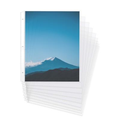 China Eco-friendly Super Clear Refill PP AFFISURE Pocket Sheet A4 Plastic Protector Pages For 3 Ring Binder 100 Pcs Per Pack for sale