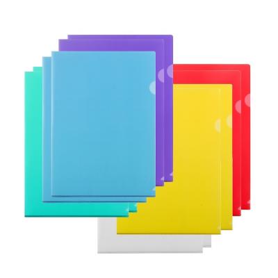 China AFFISURE USA Letter Size A4 Sleeves Document Folder Eco-friendly Clear Plastic Safe Pocket Copy Paper File Folders In Transparent for sale