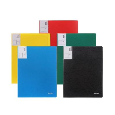 China Factory low price A4 inner pockets A4 durable pockets size 40 office low price clear plastic book A5 pockets clear book for sale