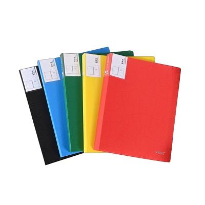 China Custom Plastic Transparent Flexible Pockets A4 20 Pockets Durable Custom Plastic Transparent A4 Book Display Clear Logo A4 Book for sale