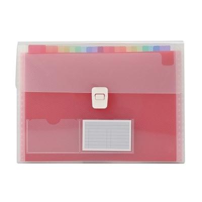 China AFFISURE A4 pp Expandable File Folder Organizer Filling Folder File Holder Eco-friendly Plastic Pocket File Storage Office Bag 12 for sale