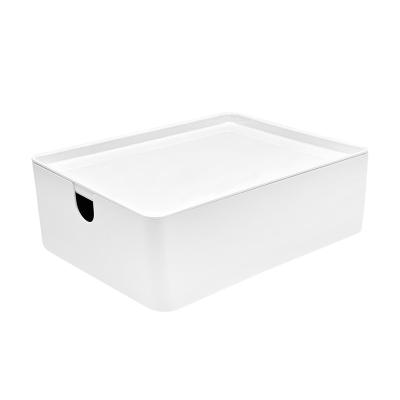 China New Arrival Latest Design Sustainable Household Square Sundries Jewelry Packaging Storage Box With Lid for sale