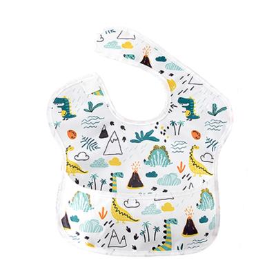 China PVC Free Waterproof Super Soft Breathable Baby Bib Washable Unisex Bib for sale