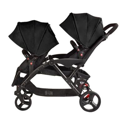 China Foldable / Breathable / Detachable Safety Using Baby Strollers For Twins Stroller Convenient Trolley for sale