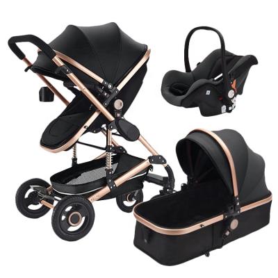 China New wholesale luxury baby stroller eco-friendly 3 in 1 IN 1 de cochesitos de bebe 3 for sale