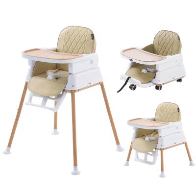 China Minimalist Baby Dining Chair Maker Multifunction Baby High Chair 3 in 1 Referee Chair Baby Feeding for sale