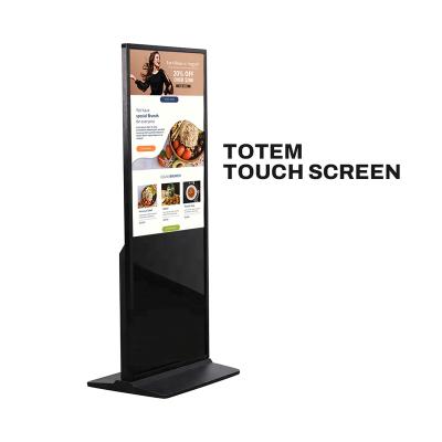 China Android Equipment Gaming Advertising Touch Screen Signage Display Touch Digital LCD Screen Totem 49inch for sale