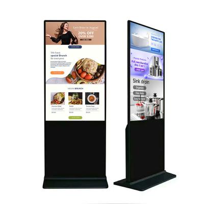 China Android Equipment Gaming Advertising Touch Screen Signage Display Touch Digital LCD Screen Totem 49inch for sale