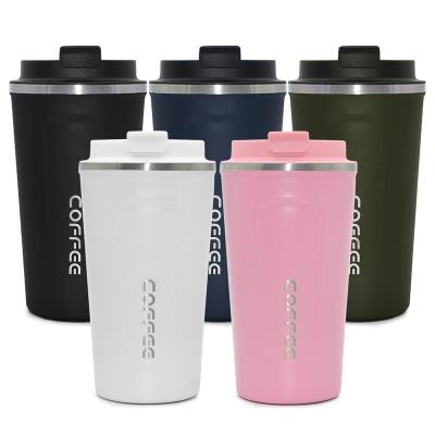 China 2021 Wholesale Disposable Car Ride Insulated Double Wall Tumblers Mugs Vacuum Mugs Mugs Stainless Steel Coffee Cup With Logo Custom for sale