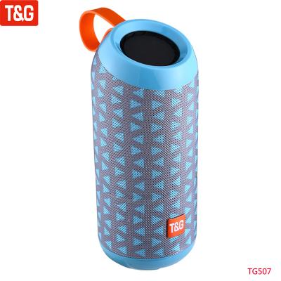 China Built-in Microphone Tg507 Speaker Music Player Speaker Waterproof Portable Outdoor FM Wireless Wireless FM Radio for sale