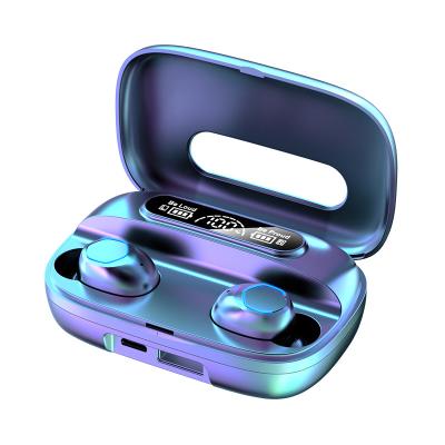 China Battery Display Hinges Hot Selling Clear Speaker Waterproof F9 Earphone Headphones With Led Display for sale