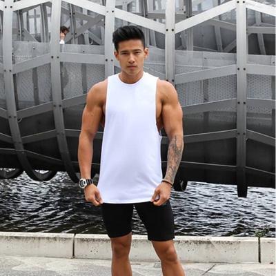 China Anti - Shrink Custom Gym Mens Tank Top Wholesale OEM Sports Invest for sale