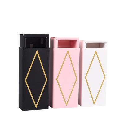 China Recycled Materials Wholesale Printing Cosmetic Lipstick Packaging Box Makeup Drawer Cardboard Pull Gift Box for sale