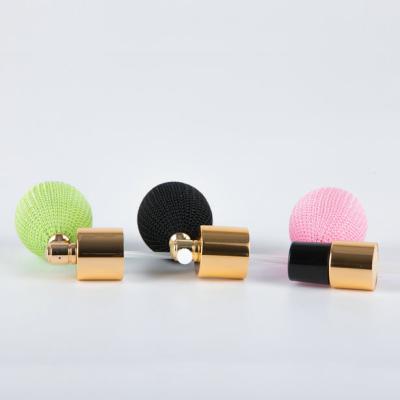 China Screw ; Luxury Crimp Bulb Shape Long Screw Style Colorful Tube Airbag Perfume Pump Spray Atomizer for sale