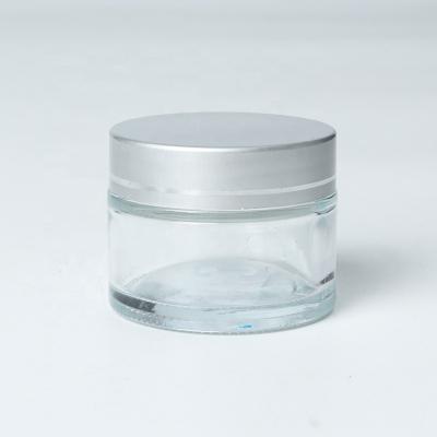 China 5G 10G 15G 30G 50G Eco Friendly Hot Selling Amber Glass Jar With Plastic Lid For Face Cream Container for sale