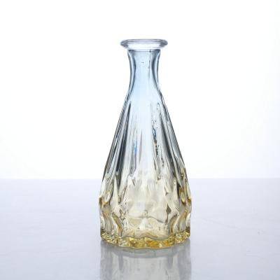 China Glass Vase Reed Diffuser Bottle flower nordic wholesale decorative transparent eco-friendly wedding small for sale