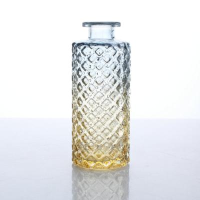 China Eco-Friendly Flower Vase Decorative Colorful Clear Glass Vases For Home Decoration for sale