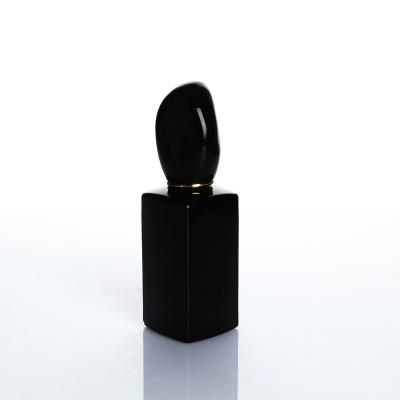 China Custom Cheap 50ml Black Perfume Empty Glass Bottle 50ml Eco Friendly With Box for sale