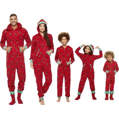 China Wholesale DRY QUICKY Mom Dad Kid Baby Hoodies Elk Jumpsuit Woman Baby Clothes Romper Xmas Family Christmas Pajamas for sale