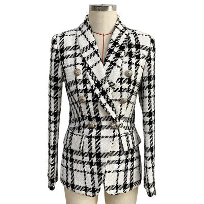 China 2021 new arrivals autumn collection women's blazer wool jacket High quality Office Leisure Anti-wrinkle for sale