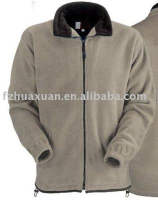 China Breathable Men's Brush Fleece Jacket for sale