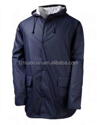 China Good Performance QUICK DRY PU Waterproof Raincoat For Man for sale